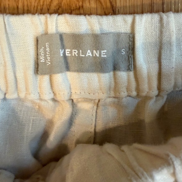 Everlane Bone Color The Linen Pull-On Barrel Pant Size S - Picture 4 of 11